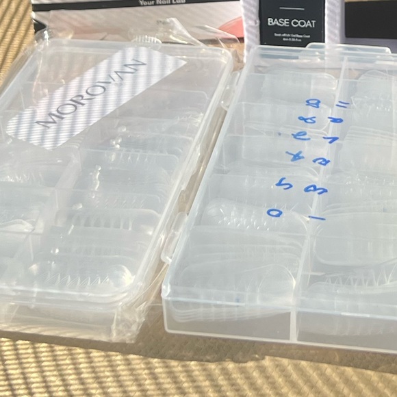 GEL Nail Kit Bundle Soak Off UV Builder Gel Polish Coat Matte Lamp sally Hansen - Picture 11 of 16